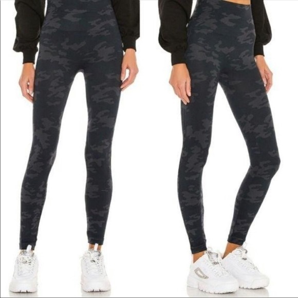 Spanx size medium green camo high waisted leggings - Picture 1 of 9
